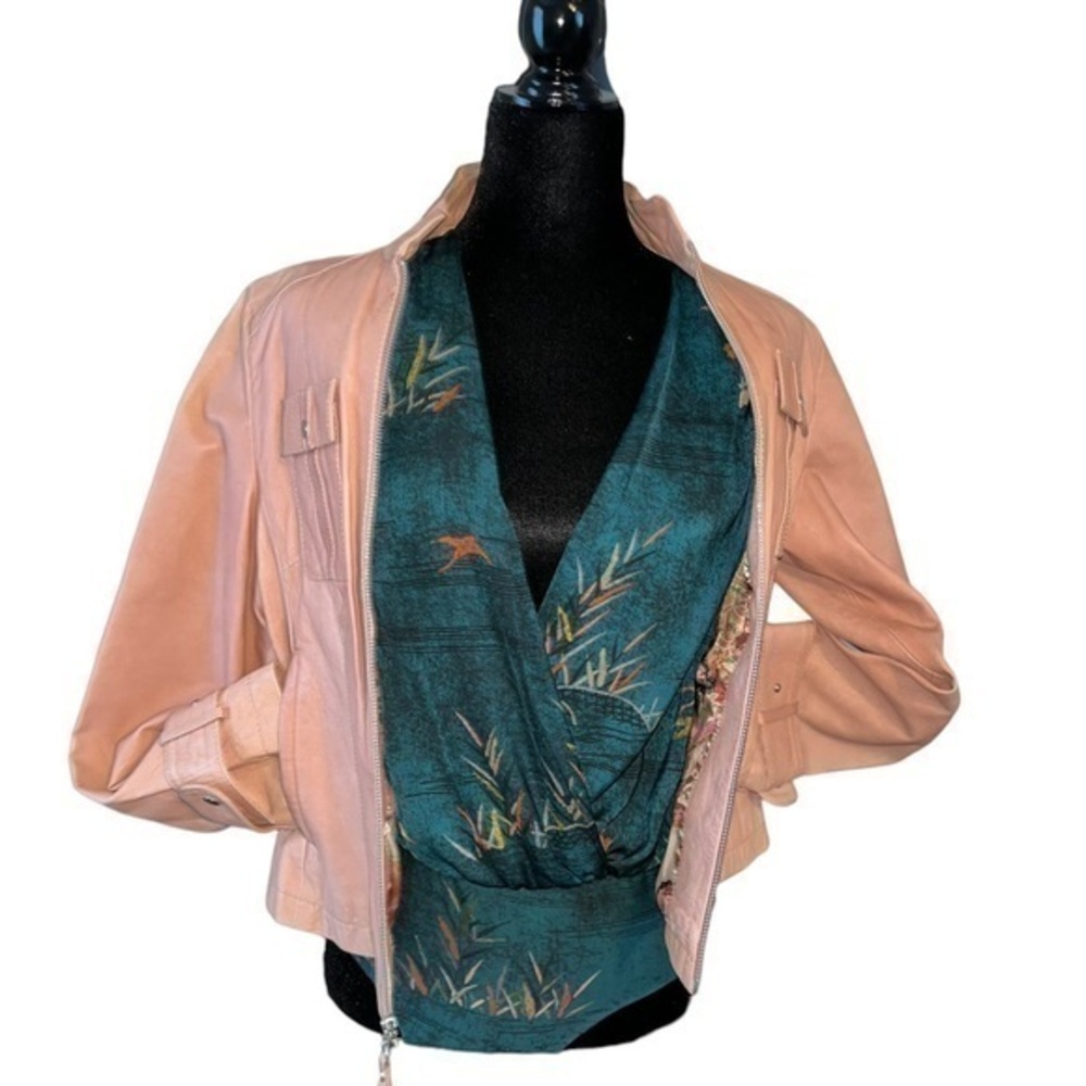 Authentic Wilson Leather Pink Jacket Size M